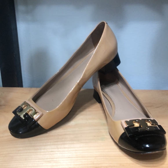 TORY BURCH color block leather pumps. Size 7 - Picture 2 of 7